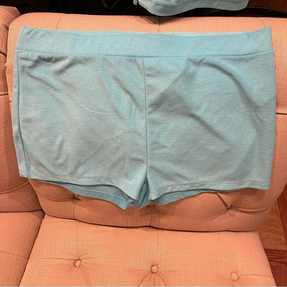 BQ: NWT Juicy Couture x Forever 21 Sleep Shorts Women’s XL Embellished Spell out
